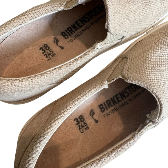 Birkenstock Oswego Canvas-Suede - Sandcastle, Sz EU 38 Narrow - Picture 12 of 13
